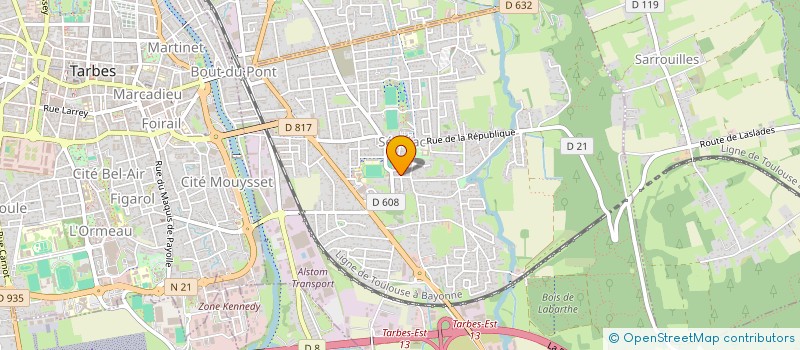 localisation de l'entreprise R3BC  SEMEAC