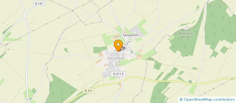 localisation de l'entreprise R3C  SAISSEVAL