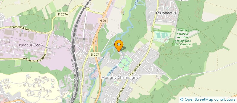 localisation de l'entreprise R3C INGENIERIE à MORIGNY-CHAMPIGNY