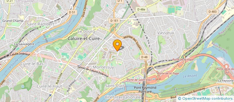 localisation de l'entreprise R3D NEXUS à CALUIRE ET CUIRE