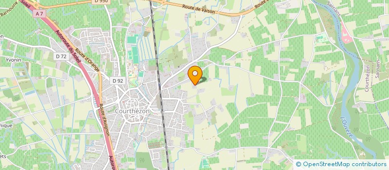 localisation de l'entreprise R3G MOTORS  COURTHEZON