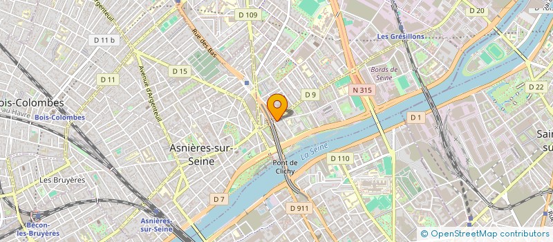 localisation de l'entreprise R3J à ASNIERES-SUR-SEINE