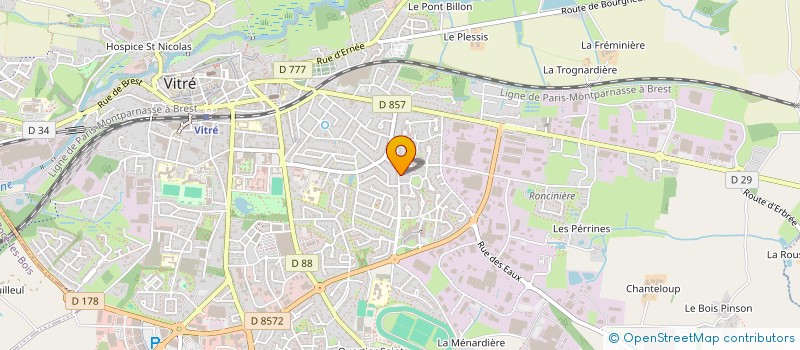 localisation de l'entreprise R3P  VITRE