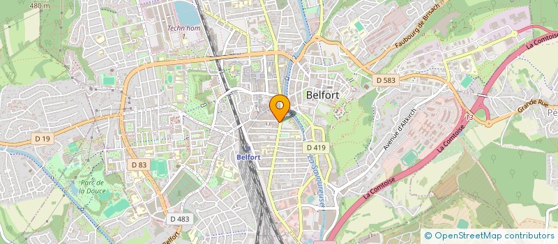localisation de l'entreprise R3POS à BELFORT