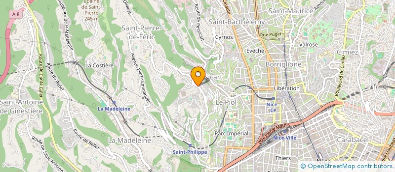 localisation de l'entreprise R3PROD  NICE