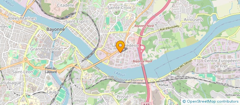 localisation de l'entreprise R3S ATLANTIQUE PYRENEES à BAYONNE