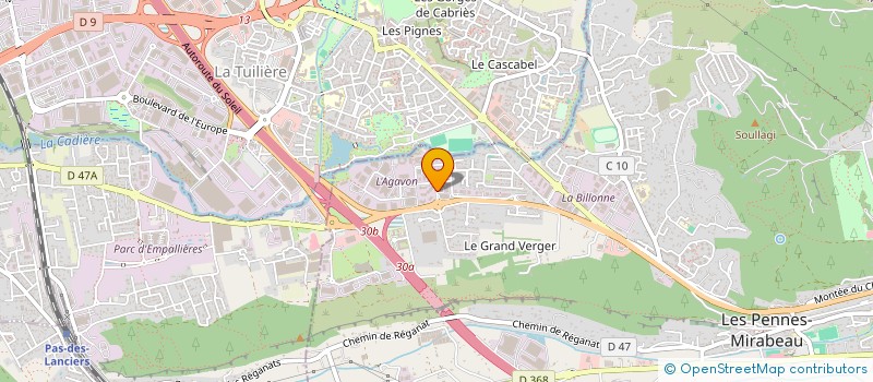 localisation de l'entreprise R3S RHONE MEDITERRANEE à LES PENNES-MIRABEAU
