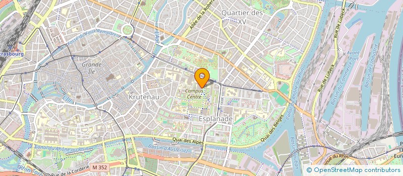 localisation de l'entreprise R3SUP-RESEAU DES RESPONSABLES RECHERCHE DES ETABLISSEMENTS D'ENSEIGNEMENT SUPERIEUR ET DE RECHERCHE à STRASBOURG