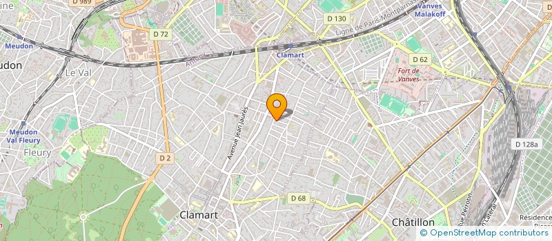 localisation de l'entreprise R4 JAURES  CLAMART