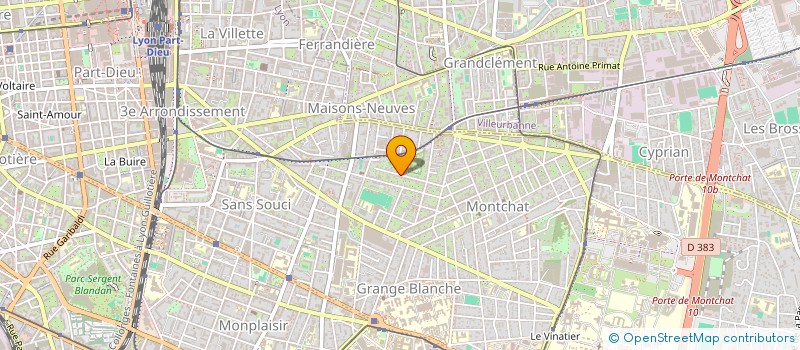 localisation de l'entreprise R4A  LYON