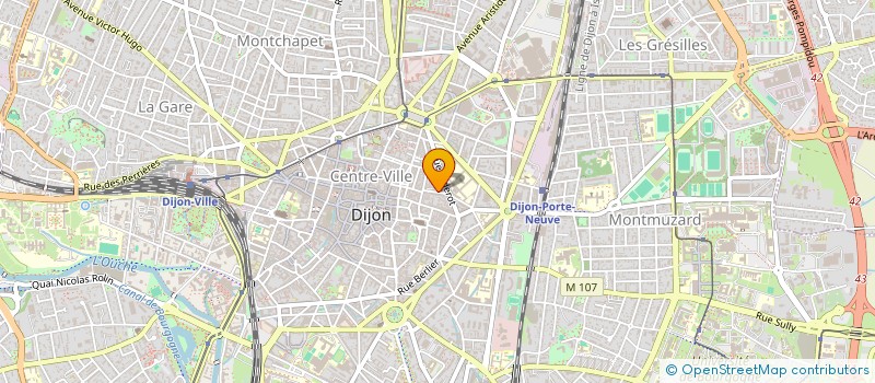 localisation de l'entreprise R4A à DIJON