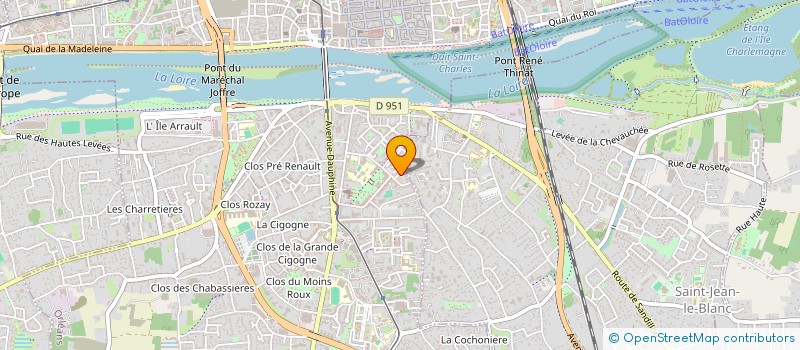 localisation de l'entreprise R4S INFO à ORLEANS