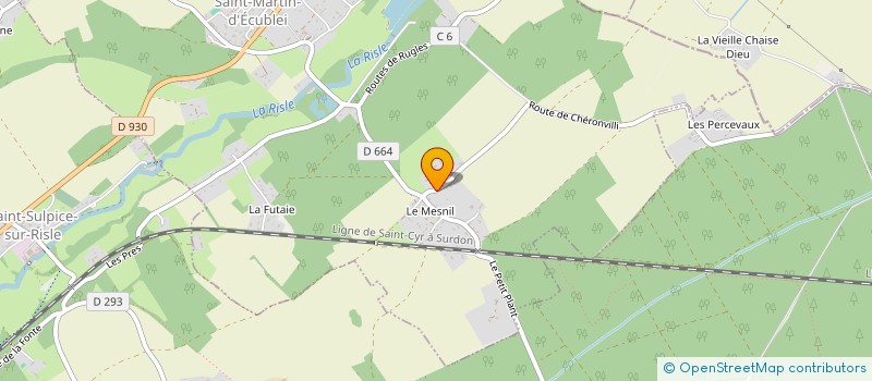 localisation de l'entreprise R5 DE L'ENT'RAID à SAINT MARTIN D'ECUBLEI