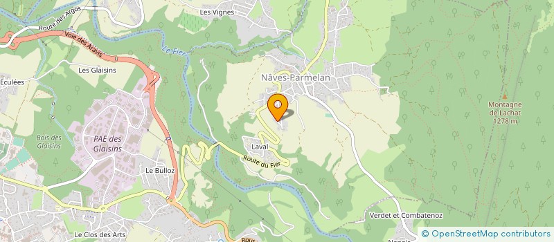 localisation de l'entreprise R66  EPAGNY METZ-TESSY