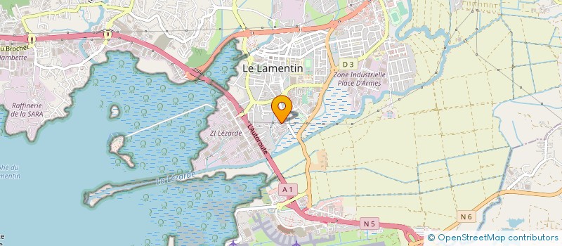 localisation de l'entreprise R6D INDUSTRIES  LE LAMENTIN