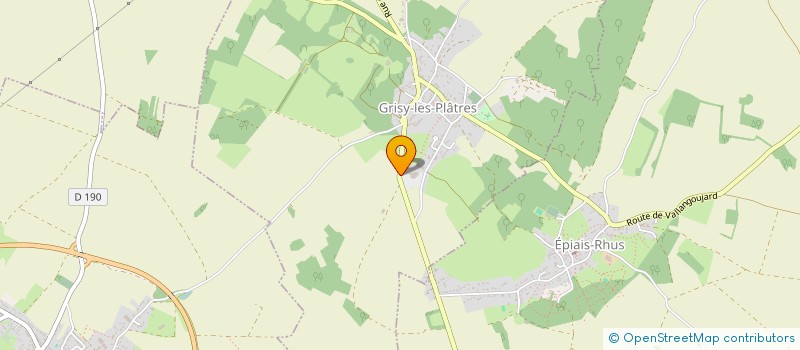 localisation de l'entreprise R7  GRISY-LES-PLATRES