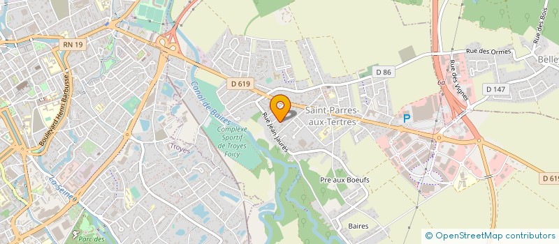 localisation de l'entreprise R78  SAINT-PARRES-AUX-TERTRES