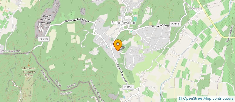 localisation de l'entreprise R7X SCI  SAINT-RESTITUT