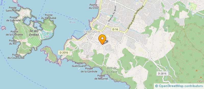 localisation de l'entreprise R97 à SIX-FOURS-LES-PLAGES