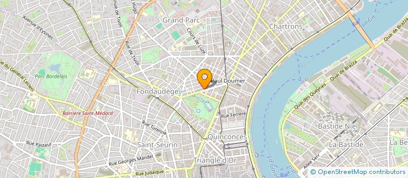 localisation de l'entreprise RA 7T  BORDEAUX