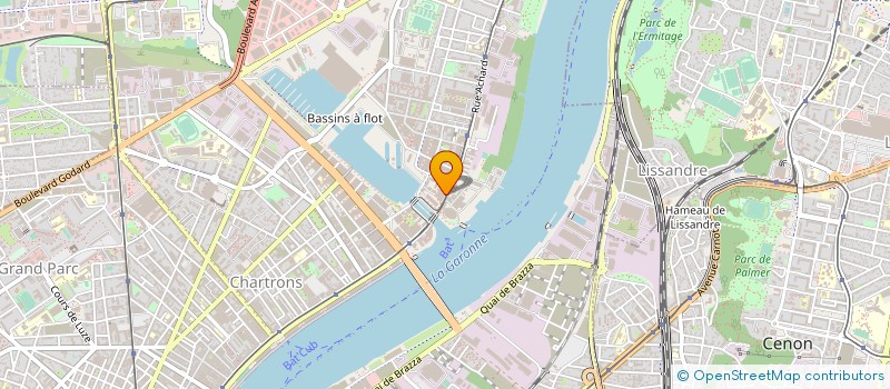 localisation de l'entreprise RA CALL à BORDEAUX