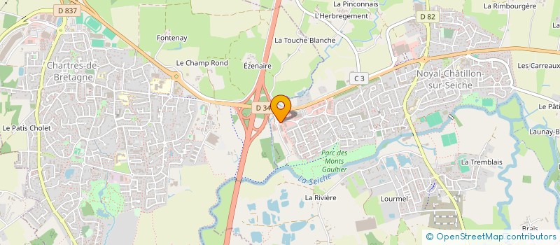 localisation de l'entreprise RA CONCEPT  NOYAL-CHATILLON-SUR-SEICHE