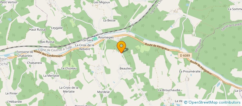 localisation de l'entreprise RA CONSTRUCTION à BASSILLAC ET AUBEROCHE