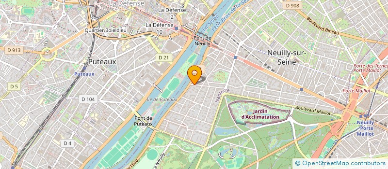 localisation de l'entreprise RA CONSULTING à NEUILLY-SUR-SEINE