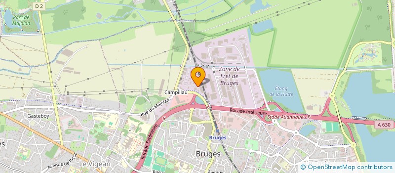 localisation de l'entreprise RA'DIANCE à BRUGES
