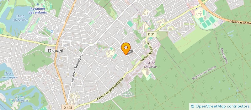 localisation de l'entreprise RA HACHIRI à DRAVEIL