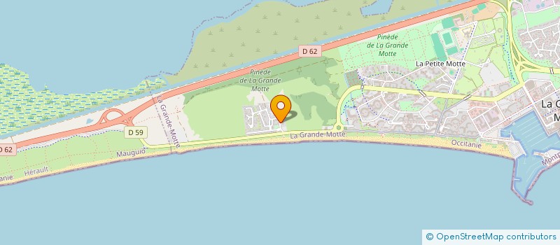 localisation de l'entreprise RA.MAU  LA GRANDE-MOTTE
