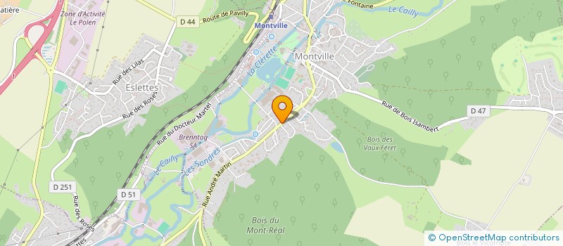 localisation de l'entreprise RA SOUDEY SARL  MONTVILLE