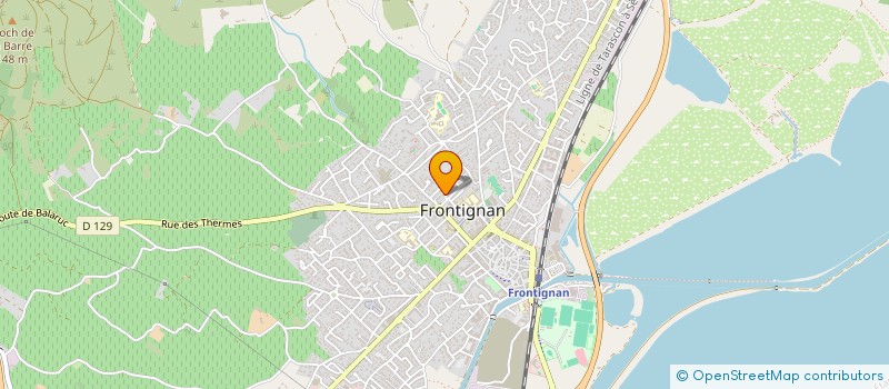 localisation de l'entreprise RA SOUDURE à FRONTIGNAN