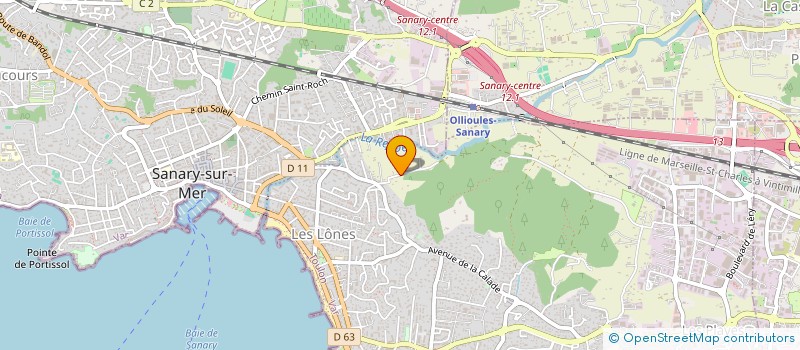 localisation de l'entreprise RA TRANSPORT à SIX-FOURS-LES-PLAGES