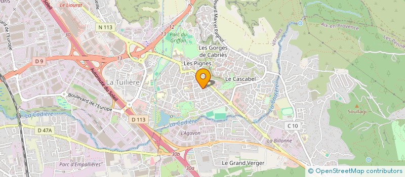 localisation de l'entreprise RA TRANSPORT à VITROLLES