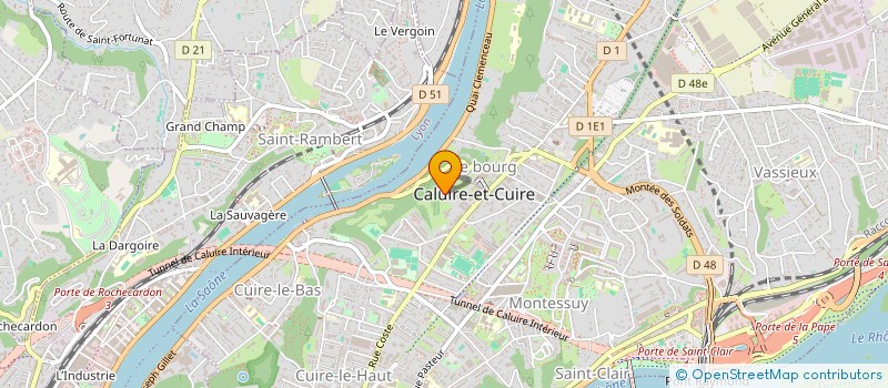 localisation de l'entreprise RA2G  CALUIRE-ET-CUIRE