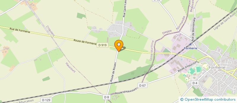 localisation de l'entreprise RA2L  CRIQUIERS