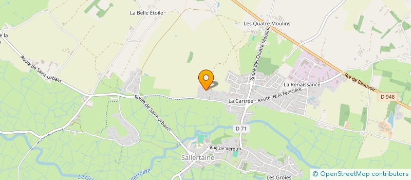 localisation de l'entreprise RA2MG à SALLERTAINE