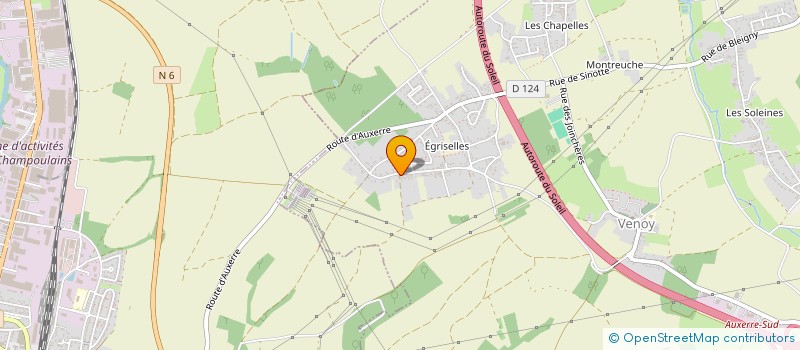 localisation de l'entreprise RA2V  VENOY