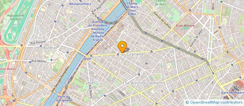 localisation de l'entreprise RAAD  PARIS 15