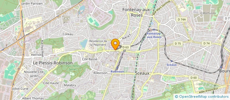 localisation de l'entreprise RAAD CONSULTING SERVICES à LE PLESSIS-ROBINSON
