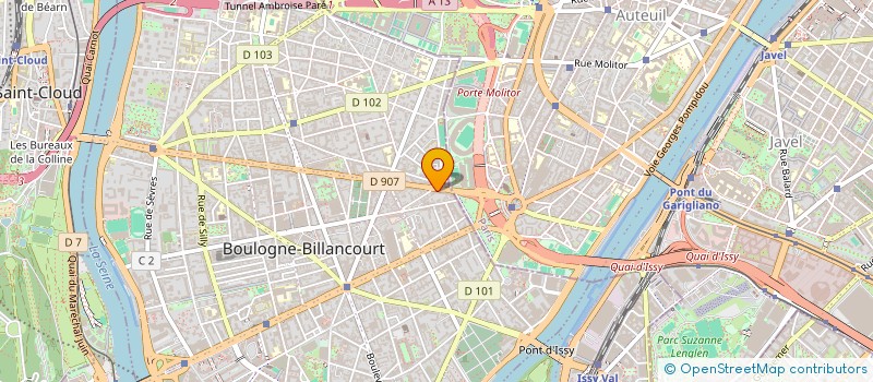localisation de l'entreprise RAADJOVI à BOULOGNE-BILLANCOURT