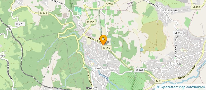 localisation de l'entreprise RAAK CETEK à SAYAT