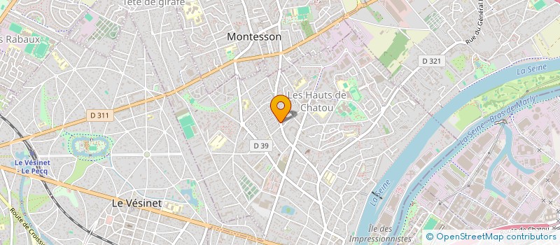 localisation de l'entreprise RAAL AUTO  CHATOU