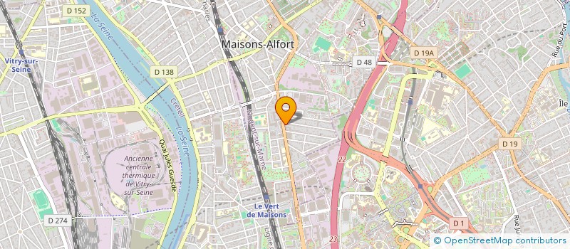 localisation de l'entreprise RAALMOD à MAISONS-ALFORT