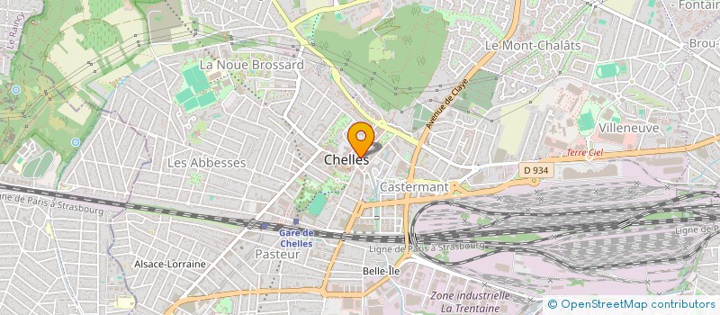 localisation de l'entreprise RAAM LUXS MARKETS à CHELLES