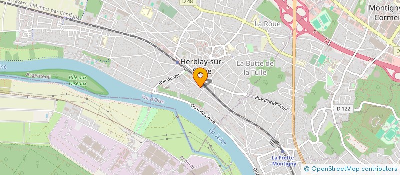 localisation de l'entreprise RAAMANE IMMO  HERBLAY-SUR-SEINE