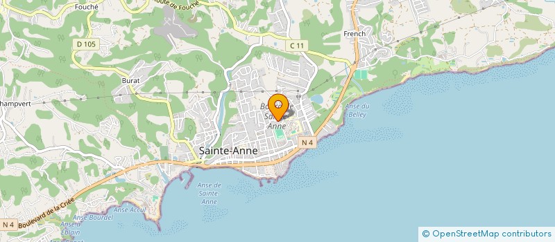 localisation de l'entreprise RAAMS'SERVICIES à SAINTE-ANNE