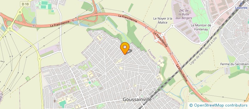 localisation de l'entreprise RAAN 1 à GOUSSAINVILLE
