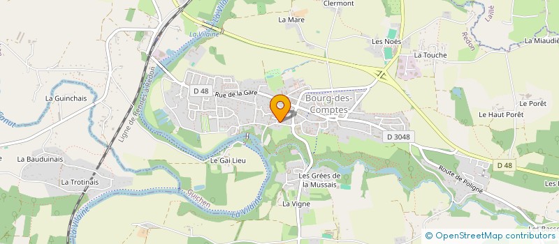 localisation de l'entreprise RAB PRODUCTION  BOURG-DES-COMPTES